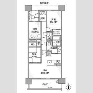 3LDK 間取り図