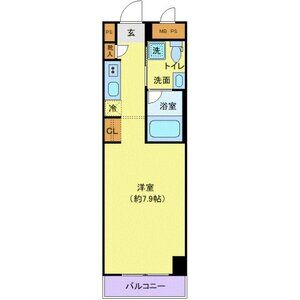 ワンルーム 間取り図