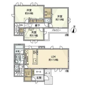 3LDK 間取り図