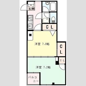 2K 間取り図