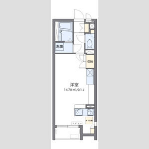 ワンルーム 間取り図