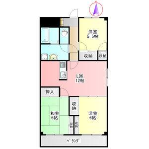 3LDK 間取り図