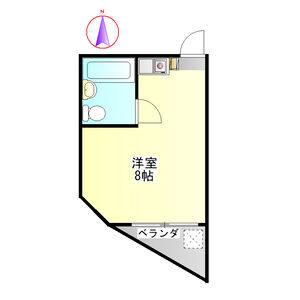 ワンルーム 間取り図