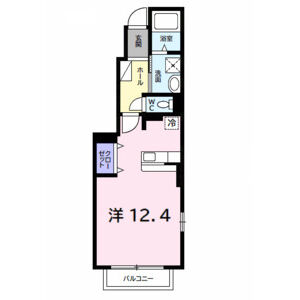 ワンルーム 間取り図