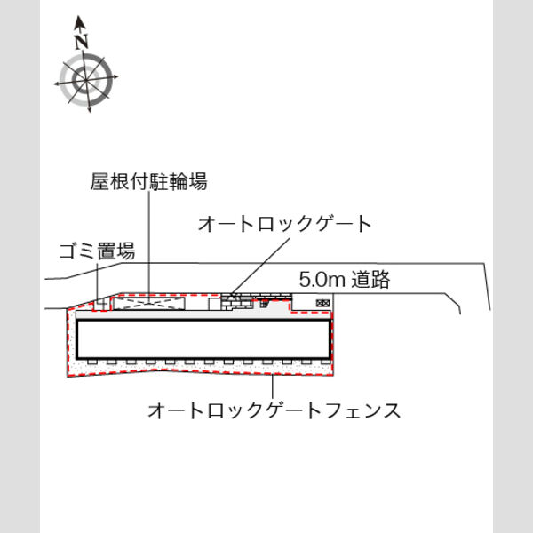 レオパレスボンマルシェ山科 室内写真1