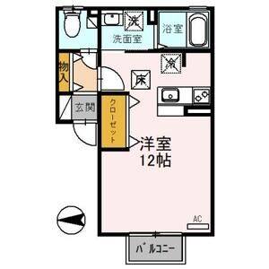 ワンルーム 間取り図