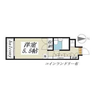 ワンルーム 間取り図
