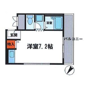 ワンルーム 間取り図