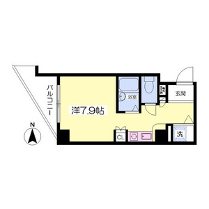 ワンルーム 間取り図