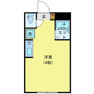 ワンルーム 間取り図