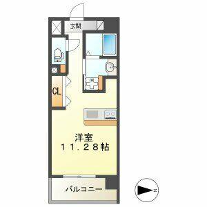 ワンルーム 間取り図