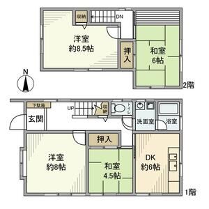 4DK 間取り図