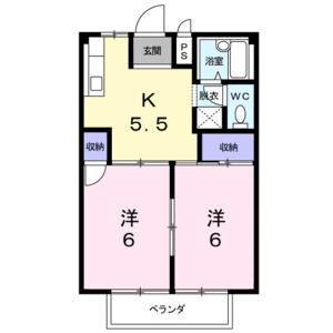 2K 間取り図