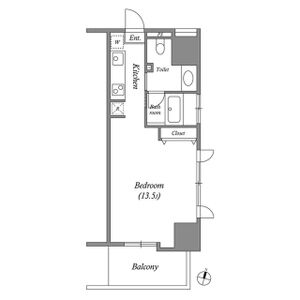 ワンルーム 間取り図