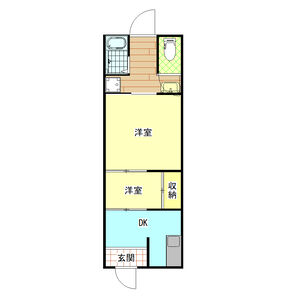 2K 間取り図