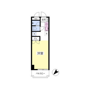 ワンルーム 間取り図