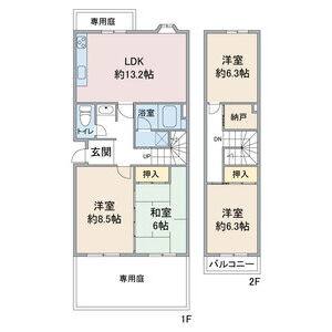 4LDK 間取り図