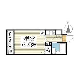 ワンルーム 間取り図