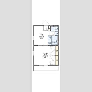 1DK 間取り図