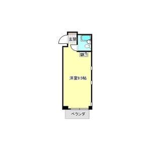ワンルーム 間取り図
