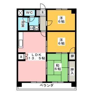 3LDK 間取り図