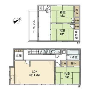 3LDK 間取り図