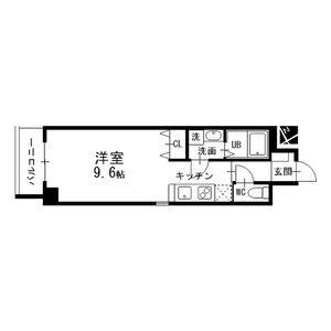 ワンルーム 間取り図