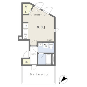 ワンルーム 間取り図