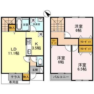 3LDK 間取り図