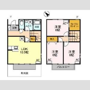3LDK 間取り図