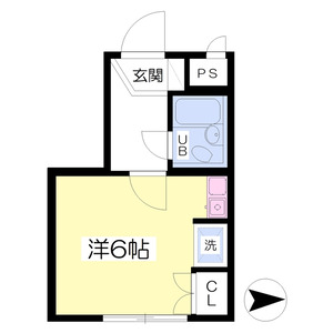 ワンルーム 間取り図
