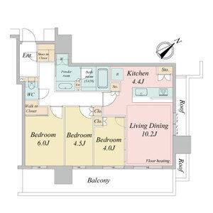 3LDK 間取り図