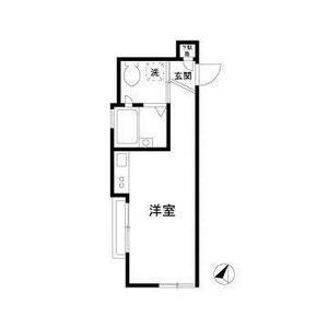 ワンルーム 間取り図