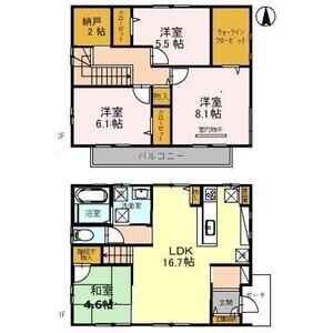 4LDK 間取り図