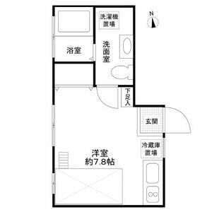 ワンルーム 間取り図