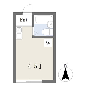 ワンルーム 間取り図