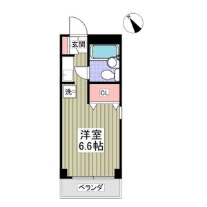 ワンルーム 間取り図