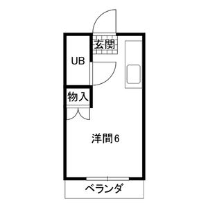 ワンルーム 間取り図