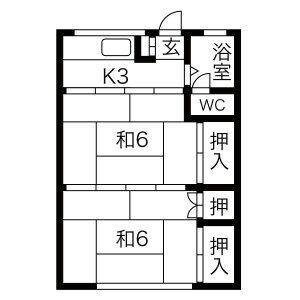 2K 間取り図
