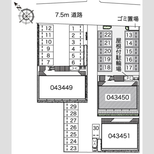 レオパレスサンバードB 室内写真1