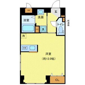 ワンルーム 間取り図