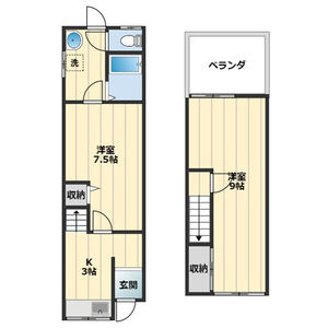 2K 間取り図