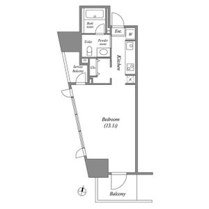 ワンルーム 間取り図