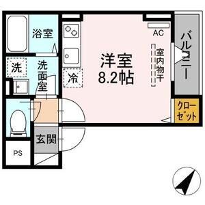 ワンルーム 間取り図