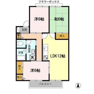 3LDK 間取り図