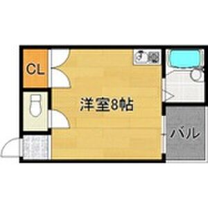ワンルーム 間取り図