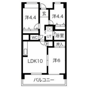 3LDK 間取り図