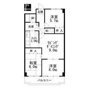 3LDK 間取り図