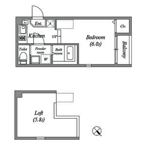 ワンルーム 間取り図