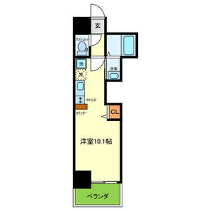 ワンルーム 間取り図